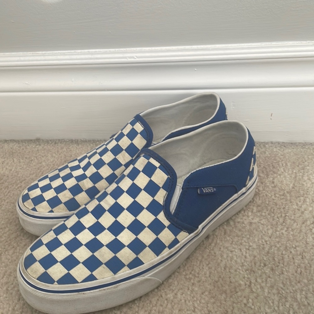Vans checkered board shoes
